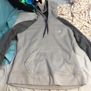 Light and dark grey adidas hoodie